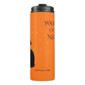 Watcher Of The Night beroemd gemaakt door Hallowee Thermosbeker (Voorkant)