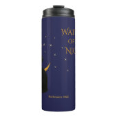 Watcher Of The Night beroemd gemaakt door Hallowee Thermosbeker (Voorkant)