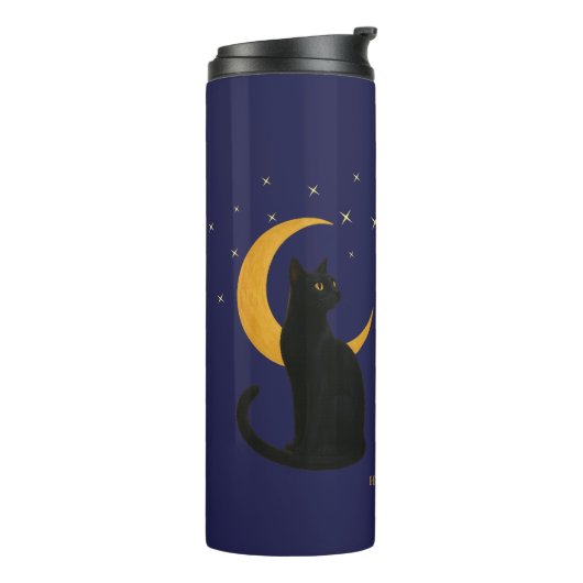 Watcher Of The Night beroemd gemaakt door Hallowee Thermosbeker (Gedraaid links)