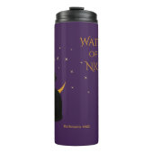 Watcher Of The Night beroemd gemaakt door Hallowee Thermosbeker (Voorkant)