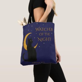 Watcher Of The Night beroemd gemaakt door Hallowee Tote Bag