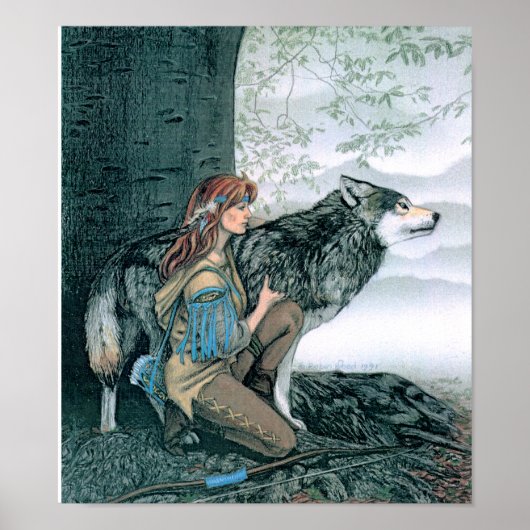 Watcher onder de beuk poster (Voorkant)