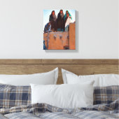 Watchers van het Huis van Maynard Dixon Canvas Afdruk (Insitu (Slaapkamer))
