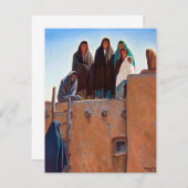 Watchers van het Huis van Maynard Dixon Notitiekaartje (Voorkant / Achterkant)