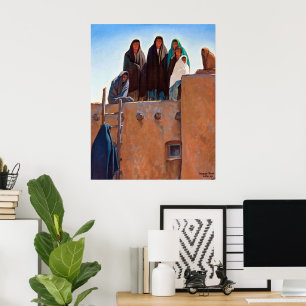 Watchers van het Huis van Maynard Dixon Poster