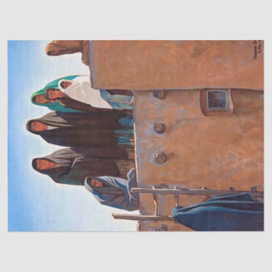 Watchers van het Huis van Maynard Dixon Tissuepapier (Voorkant)