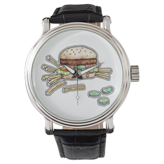 WATCHES - HAMBURGER EN VRIJ HORLOGE (Voorkant)