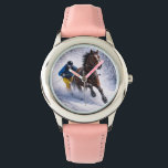 Watches | Jewelry | Watch | Winter Horse | Gift Horloge<br><div class="desc">Dynamic winter horse skijoring design capturing the beauty, strength and motion of this exciting sport. Perfect for horse lovers, equestrian enthusiasts and fans of powerful horse imagery.</div>
