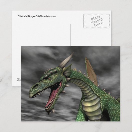 Watchful Dragon Briefkaart (Voorkant / Achterkant)