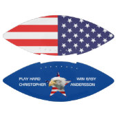 Watchful Eagle, The American Flag, Patriotic American Football (Panelen)