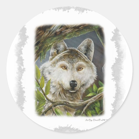 Watchful Eyes Ronde Sticker (Voorkant)