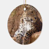 Watchful Leopard Ornament (Links)