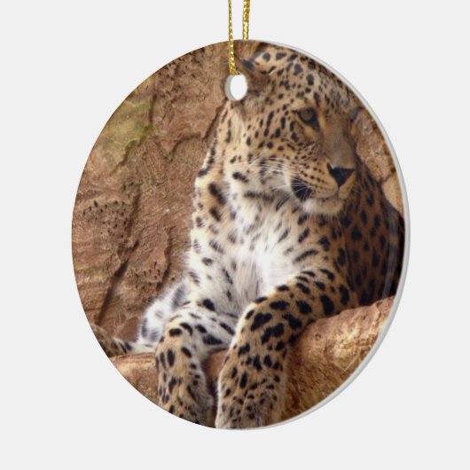 Watchful Leopard Ornament (Links)