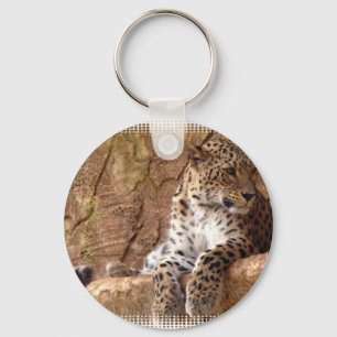 Watchful Leopard Sleutelhanger
