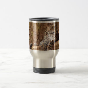 Watchful Leopard Travel Mug Reisbeker