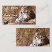 Watchful Leopard Visitekaartje (Voorkant / Achterkant)