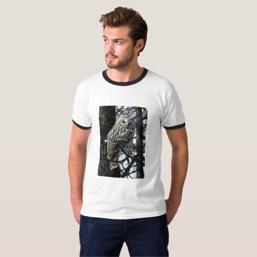 Watchful Owl T-shirt (Voorkant volledig)