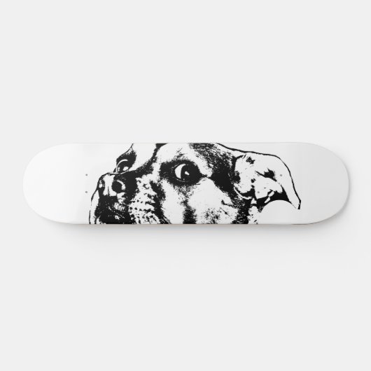 Watchful Puppy Skateboard Deck (Horizontaal)