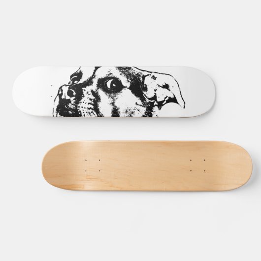 Watchful Puppy Skateboard Deck (Horizontaal)
