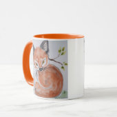 Watchful Red Fox, Oriental Design Mok van Tuzi (Voorkant links)