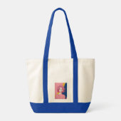 "Watchful Terror: The Scary Eye Canvas tas" Canvas Tote Bag (Achterkant)
