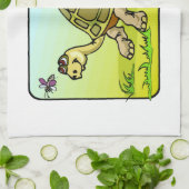 Watchful Turtle Theedoek (Gevouwen)