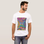 Watchful Universe Mandala Art T-shirt (Voorkant volledig)