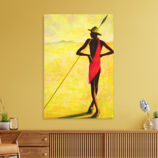 Watching 1992 canvas afdruk (Insitu (Woonkamer))