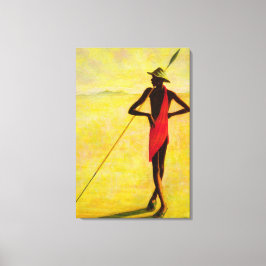 Watching 1992 canvas afdruk