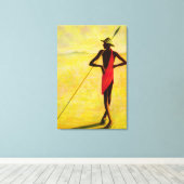 Watching 1992 canvas afdruk (Insitu (Houten vloer))