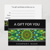 Watching Over You mandala cadeaubon (Voorkant / Achterkant)