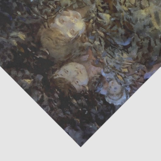 “Watching the Fairies” van Beatrice Goldsmith Tissuepapier (Detail)