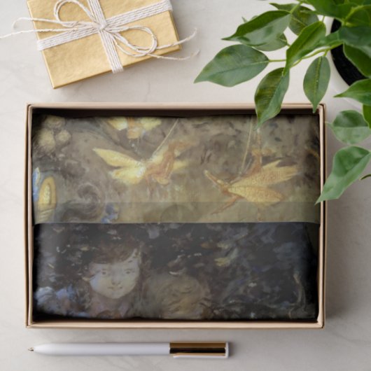 “Watching the Fairies” van Beatrice Goldsmith Tissuepapier (Geschenk)