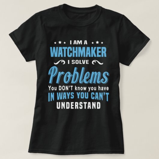 Watchmaker T-shirt (Design voorkant)