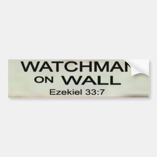 Watchman op Wall Bumpersticker