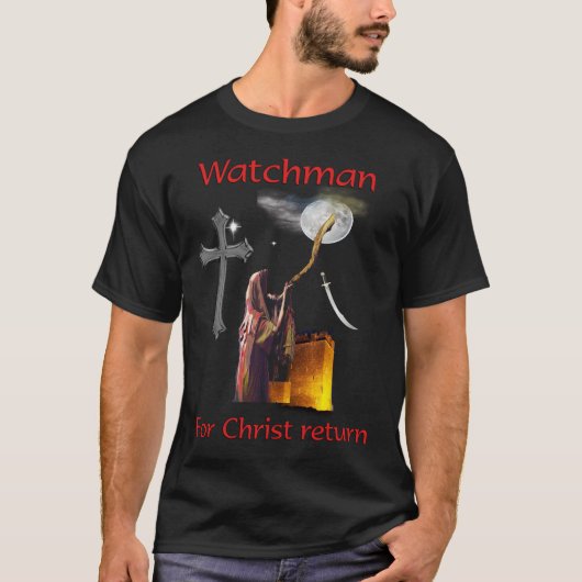 Watchman-t-shirt T-shirt (Voorkant)