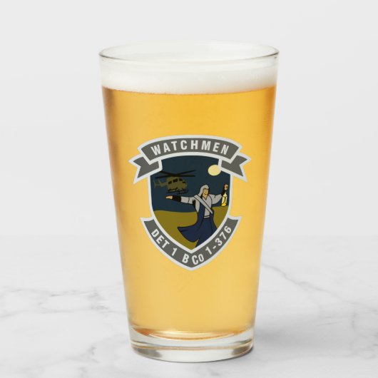 Watchmen OG Pint Glass Glas (Voorkant gevuld)