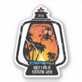 Watchmen SWB Patch (versleten) 3-inch Sticker (Voorkant)