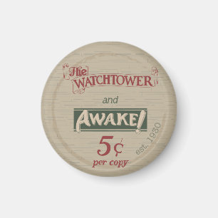 Watchtower en Awake 1930's Replica Magneet