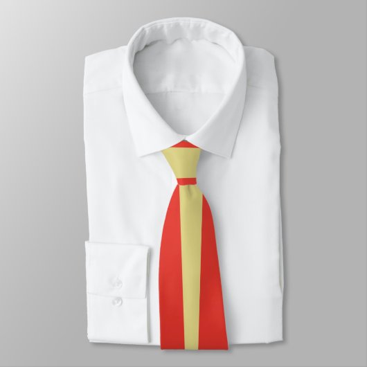Watchtower Retro Building Necktie Design Stropdas (Gebonden)