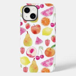 Watecolor Fruit Pattern Case-Mate iPhone 14 Hoesje