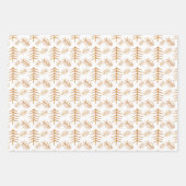 Watecolor Modern kerstbomen Inpakpapier Vel (Voorkant)