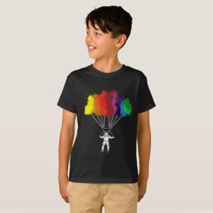 Watecolor skydive parachute skydiving t-shirt