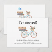 Watecolour Wijziging van adres Bewegende aankondig (Voorkant / Achterkant)