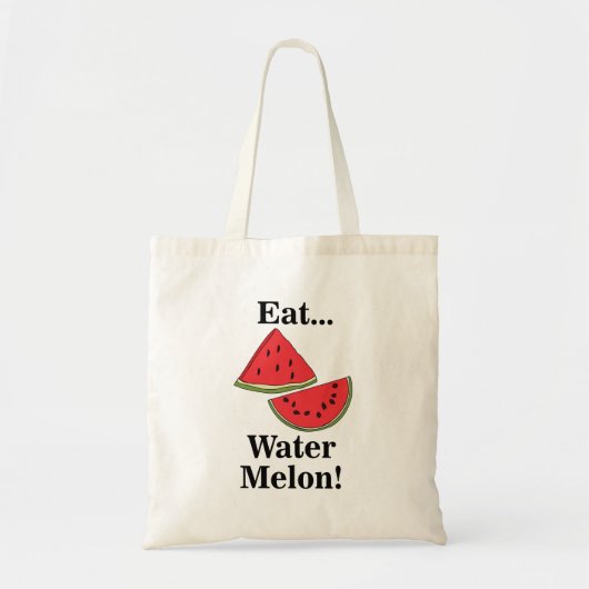 Watemeloen Fruit Grappig Tote Bag (Voorkant)
