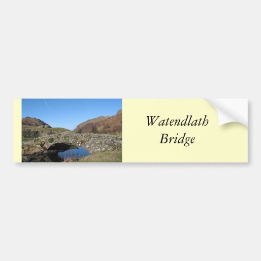 Watendlath Bridge Bumpersticker (Voorkant)