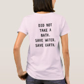 Water 2 vrouwen redden t-shirt (Achterkant)