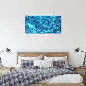 Water 32×16 Canvasprint Canvas Afdruk (Insitu (Slaapkamer))