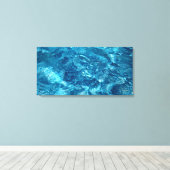 Water 32×16 Canvasprint Canvas Afdruk (Insitu (Houten vloer))