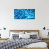 Water 32×16 Canvasprint Canvas Afdruk (Insitu (Slaapkamer))